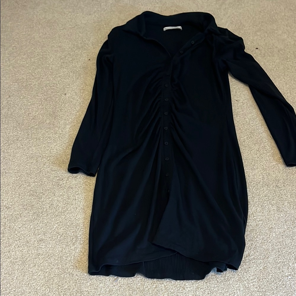 Abercrombie & Fitch Black Long Sleeve Dress